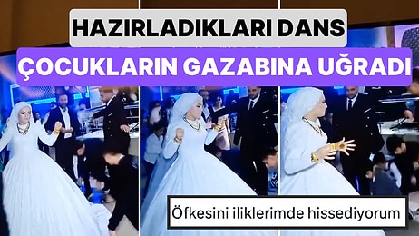 Düğünde Çiftin Hazırladığı Dans Gösterisi Çocukların Gazabına Uğrayınca Gelin Sinirlenip Dansı Yarıda Kesti