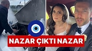 Nazar Çıktı Nazar: Karsu Dönmez ve Mike Schrama Çiftinin Düğün Aracı Arızalanarak Yolda Kaldı!