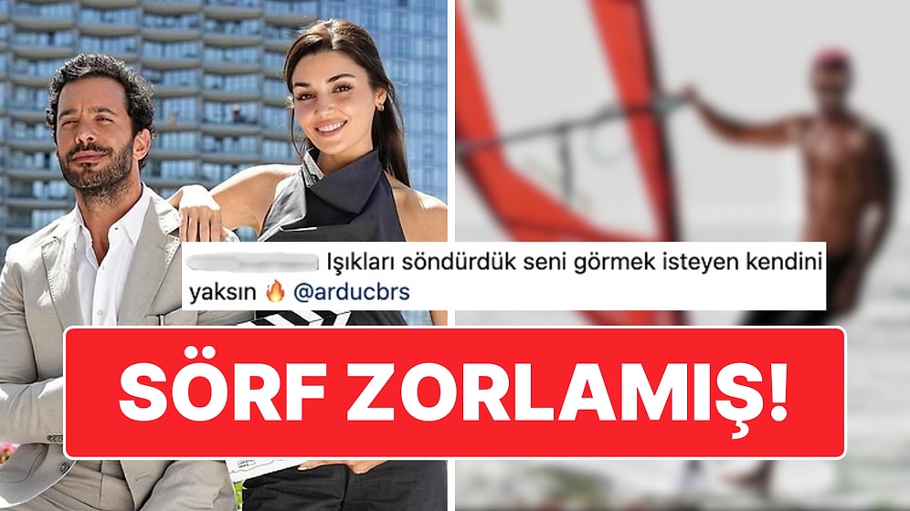 Hande Erçel'le Başrolünü Paylaştığı Rüzgara Bırak Filminden Fotoğraf Paylaşan Barış Arduç Ortalığı Yaktı Geçti