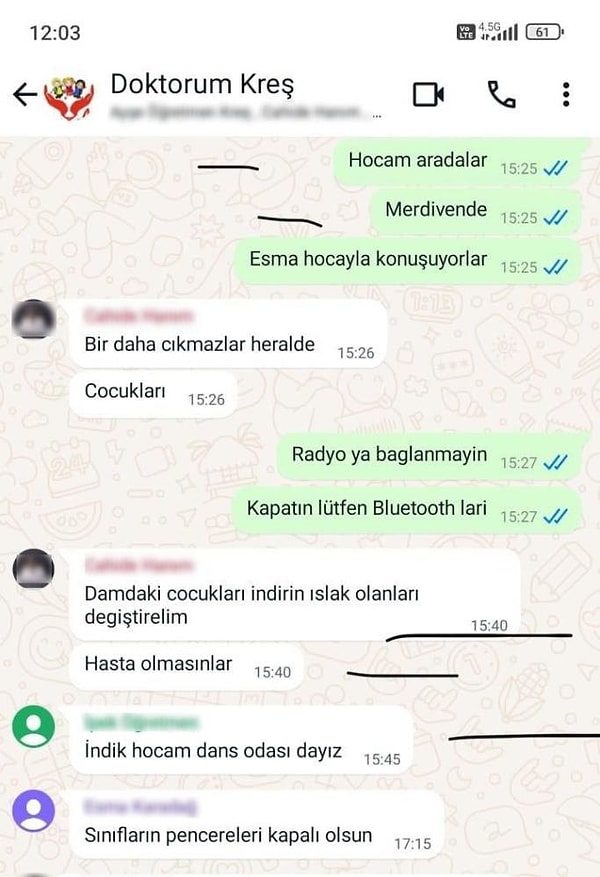 Aynı zamanda çok sayıda çocuğun bir odada çarşaflara sarılı şekilde yerde iç içe yatırıldığına ait görüntülerin ortaya çıkması da velilerin tepkilerine neden oldu.