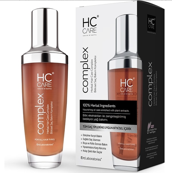 2. HC Care Complex Bitkisel Saç Bakım Kompleksi - 100 ml