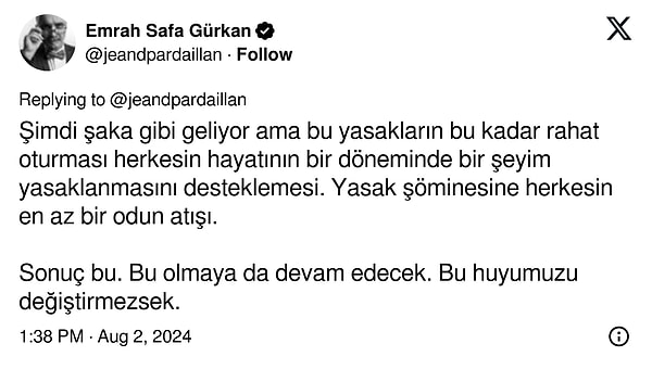 "Şimdi şaka gibi geliyor ama..."