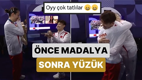 Olimpiyatlarda Romantik Anlar: Çinli Huang Yaqiong, Altın Madalya Kazanmasının Ardınan Evlenme Teklifi Aldı