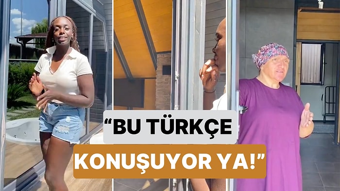 Bir Afro-Türk'ün Akıcı Türkçesini Duyan Trabzonlu Teyzenin Güldüren Tepkisi: "Bu Türkçe Konuşuyor Ya!"