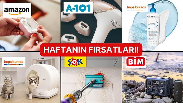 Haftanın Tüm İndirimleri Burada! Hepsiburada'dan Amazon'a Dikkat Çeken İndirimler ve Aktüel Katalogları