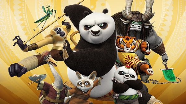 7. Po ve Öfkeli Beşli - Kung Fu Panda