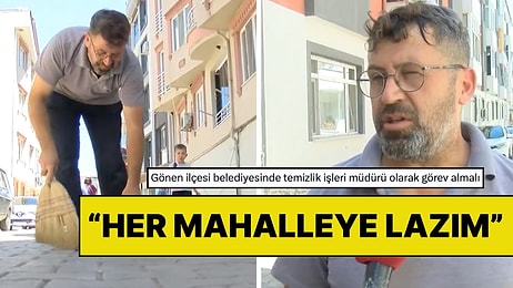 Tek Bir Çöp Göremezsiniz! Evinin Olduğu Mahalleyi Günde 3 Kere Süpüren Vatandaş Sosyal Medyanın Gündeminde