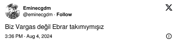 Santarelli'nin açıklamalarına X kullanıcıları da kayıtsız kalamadı. İşte Santarelli'nin Ebrar sözleri hakkında yapılan yorumlardan bazıları: