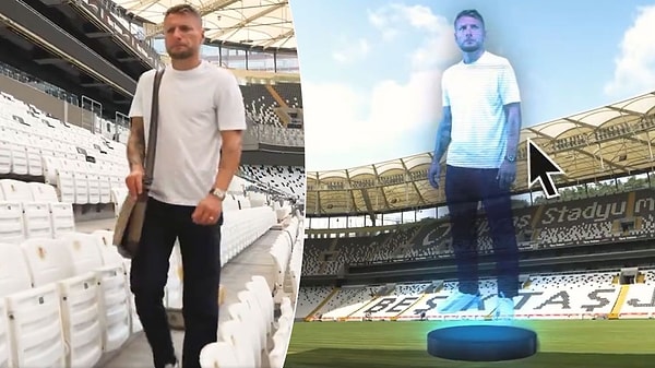 Ciro Immobile'nin transfer duyurusunun yapıldığı videoda Immobile kulaklığını takarak klasik müzik dinlemeye başlıyordu. Kulaklığı çantasına koyduktan sonra kupaların olduğu müzeye giriş yapan oyuncunun devam videosu geldi.