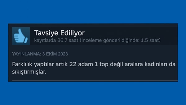 Bi' de değişiklik yok diyorsunuz ayıp.