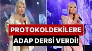 Konserinde Kendisine Yapılan Saygısızlığı Fark Eden Süperstar Ajda Pekkan Müziği Kesip Nezaket Dersi Verdi