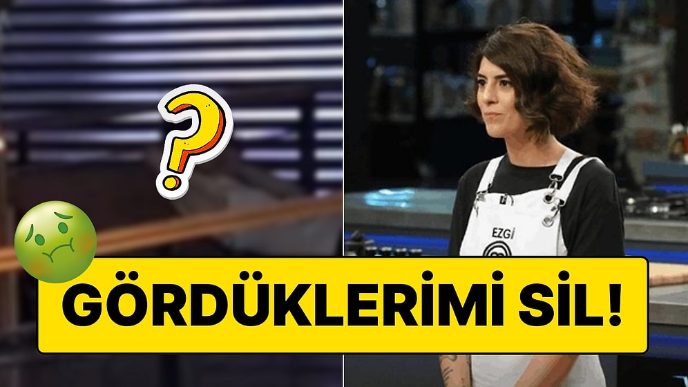 MasterChef Ezgi'nin Elemeler Sırasında Yaptığı Hareket İzleyenlerin Midesini Bulandırdı!