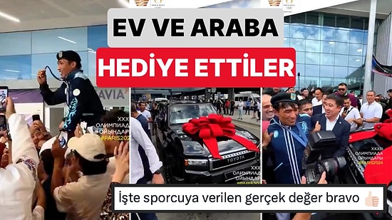 Ülkesine İlk Kez Altın Madalya Kazandıran Kazakistanlı Judocu Yeldos Smetov Omuzlarda Taşındı