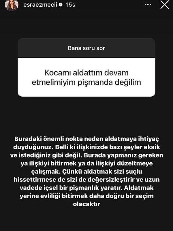 İşte Esra Ezmeci'nin yanıtı: