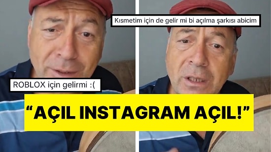 TikTok’un Şeker Dayı’sından Instagram Açılsın Diye Özel Beste: “Roblox İçin de Gelir mi?”