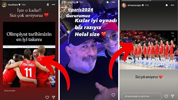 Biz Sizden Razıyız: Filenin Sultanları'nın 3-0'lık Yarı Final İtalya Mağlubiyetine Ünlü İsimlerin Tepkileri