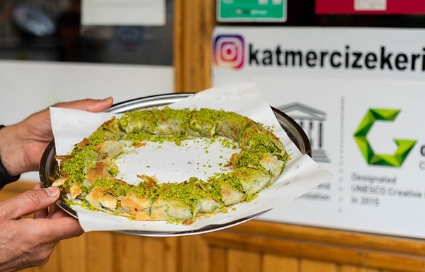 Listenin 24. sırasında ise Gaziantep'in meşhur katmeri, Zekeriya Usta'nın meşhur tarifiyle yerini aldı.