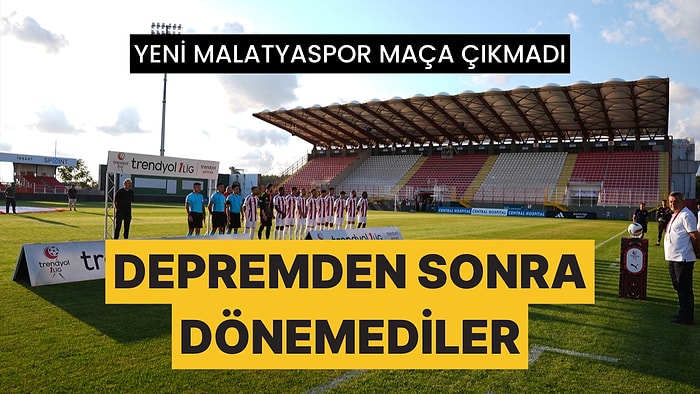 Çekilme Başvurusu Kabul Edilmeyen Yeni Malatyaspor, Pendikspor Maçına Çıkmadı