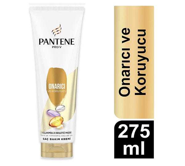 9. Pantene Onarıcı ve Koruyucu Saç Bakım Kremi 275 ml