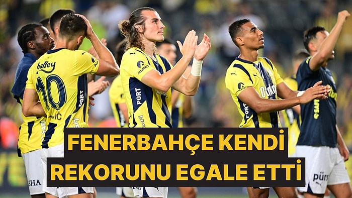 Fenerbahçe, Adana Demirspor Galibiyeti ile Rekor Egale Etti