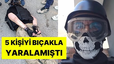 5 Kişiyi Yaralayan Maske ve Çelik Yelekli Saldırgan Tutuklandı