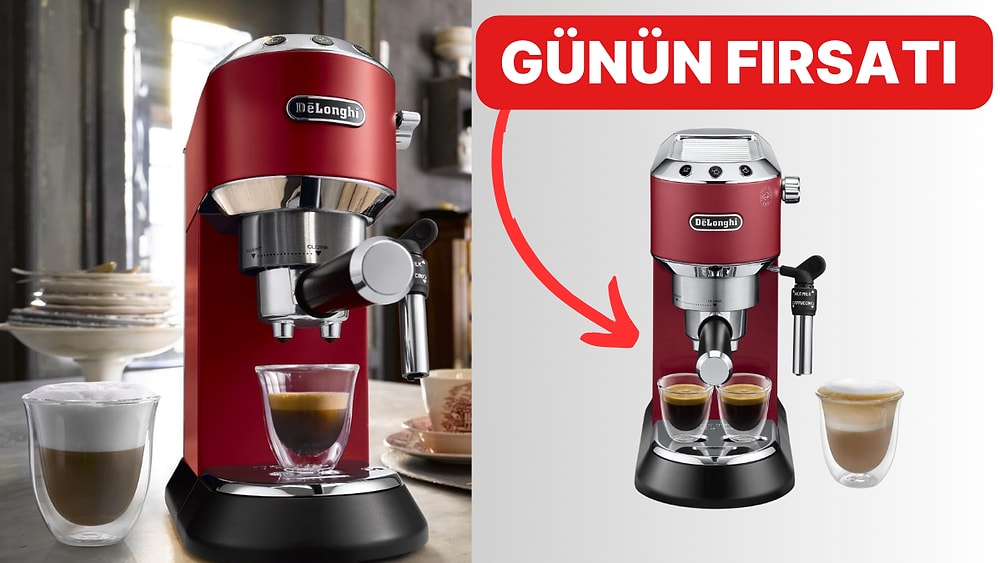 Kahve Tutkunları Buraya! Kalitesiyle Öne Çıkan DeLonghi Dedica Manuel Espresso Makinesi İndirimde!