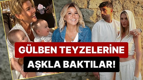 Yasemin ve İdo Tatlıses Çiftinin İkizleriyle Tanışan Gülben Ergen Bir Koluna Emir'i Diğerine Ayel'i Aldı!