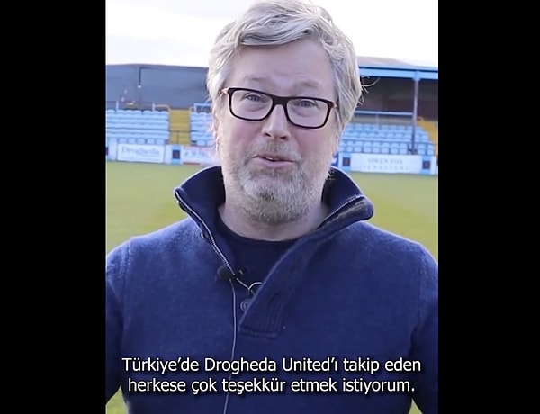 Drogheda United takımının başkanı Conor Hoey, hem kasabalarının hem de takımlarının sembolu olan 'Ay Yıldız'ın hikayesini anlattı.