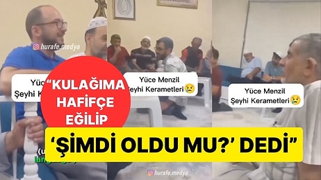 Menzil Şeyhiyle Anısını Anlattı, Yine Tuhaf Sesler Yankılandı: 'Kulağıma Hafifçe Eğilip, 'Şimdi Oldu mu? Dedi'