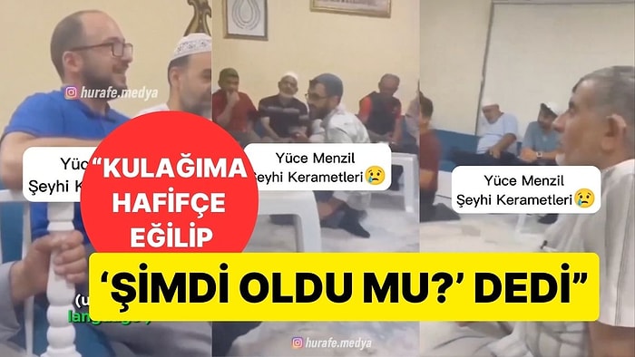 Menzil Şeyhiyle Anısını Anlattı, Yine Tuhaf Sesler Yankılandı: 'Kulağıma Hafifçe Eğilip, 'Şimdi Oldu mu? Dedi'