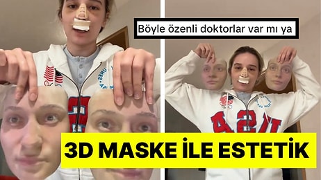 3D Maske ile Burun Estetiğinden Sonra Nasıl Görüneceğinizi Düşünmeye Son