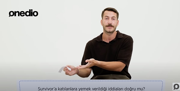 Sosyal medyadan gelen soruları yanıtlayan Ogeday, "Survivor'a katılanlara yemek verildiği iddiaları doğru mu?" sorusuna "Hayır" yanıtı verirken, yalnızca bu seneye özel bu kuralın yumuşatıldığından bahsetti.