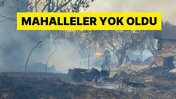 14 Ağustos'ta Başlayan Yangın Söndürülemedi, Mahalleler Yok Oldu