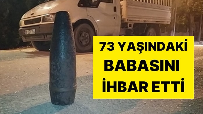 Babasını İhbar Etti: Evinde 1'inci Dünya Savaşı'ndan Kalan Mühimmat Bulundu