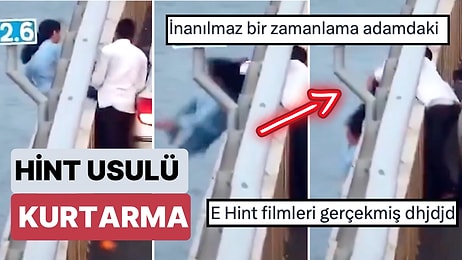 Hint Usulü Kurtarma Operasyonu: Bir Taksini Köprüden Atlamaya Çalışan Kadını Saçından Yakaladı