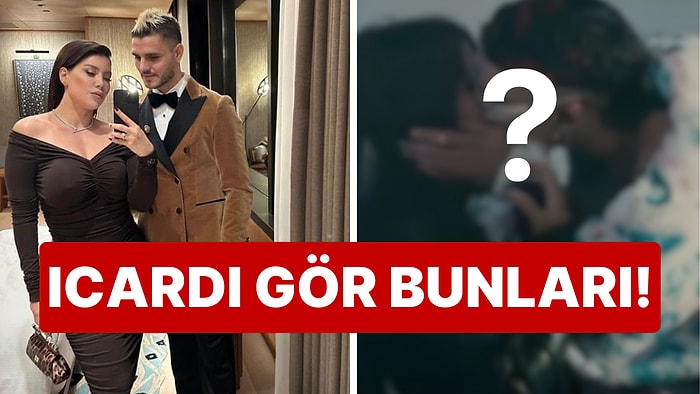 Icardi Görürse Kahrolur: Evlilik Yüzüğünü Yeniden Parmağına Takan Wanda Nara Sahnede Başka Bir Adamla Öpüştü