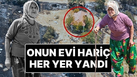 70 Yaşındaki Zehra Karaağaç Yangını Duydu Bahçeye Koştu: Manisa Salihli'deki Yangından Evini Kurtardı