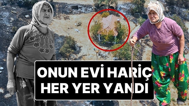 70 Yaşındaki Zehra Karaağaç Yangını Duydu Bahçeye Koştu: Manisa Salihli'deki Yangından Evini Kurtardı