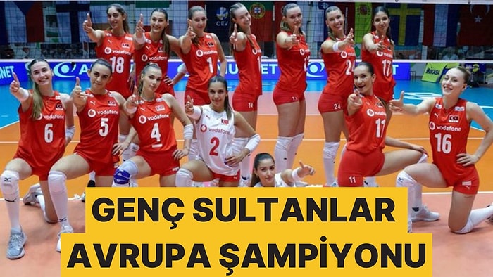 U20 Kadın Milli Voleybol Takımımız Avrupa Şampiyonu Oldu