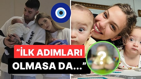 Bir Annenin Büyük Mutluluklarından Birini Yaşayan Yasemin Tatlıses Oğlu Emir'in Emeklediği Anla Kalp Eritti