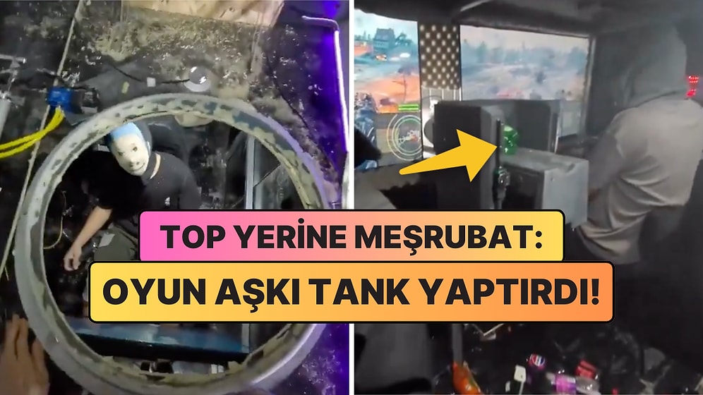 Oyun İşini Fazla Ciddiye Alıp Odasına Tank Kuran Oyuncu Hayallere Daldırdı