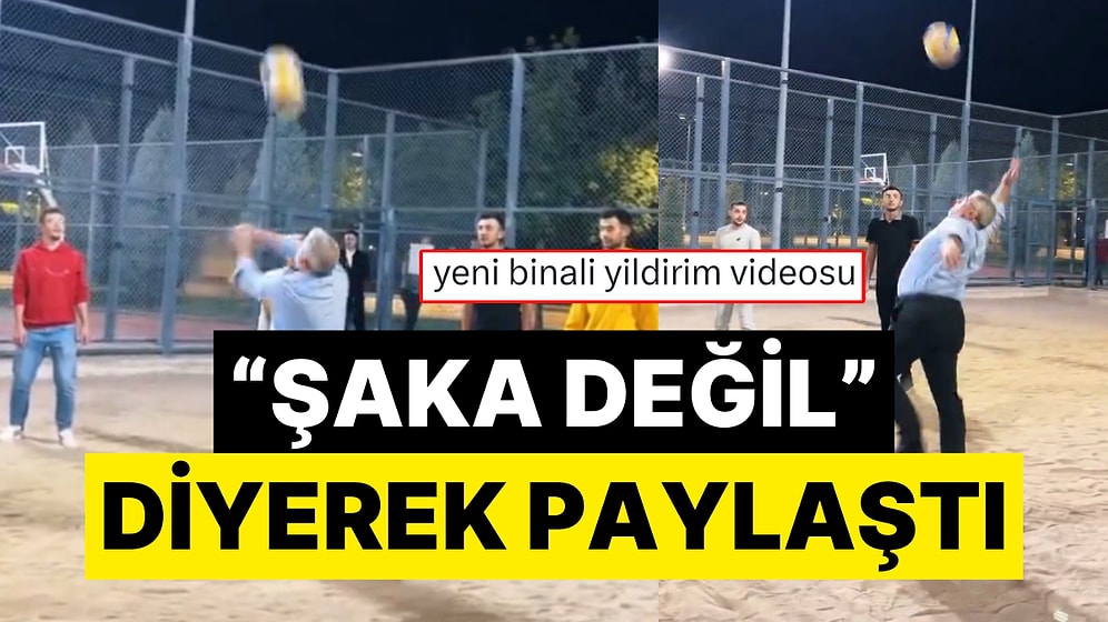 Çorum Belediye Başkanı Halil İbrahim Aşgın Gece Yarısı Plaj Voleybolu Oynadı