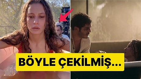 Serenay Sarıkaya Şahmaran'dan Küvet Sahnesinin Kamera Arkasını Paylaştı!