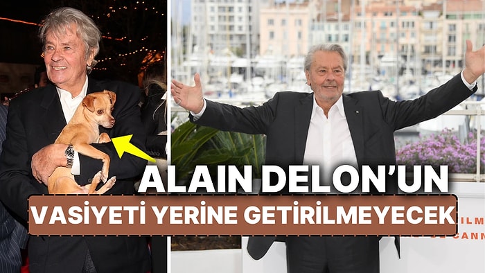 Alain Delon'un Vasiyeti Yerine Getirilmeyecek! Çocuğu Gibi Sevdiği Köpeği Loubo Başka Bir Yuvada Yaşayacak!