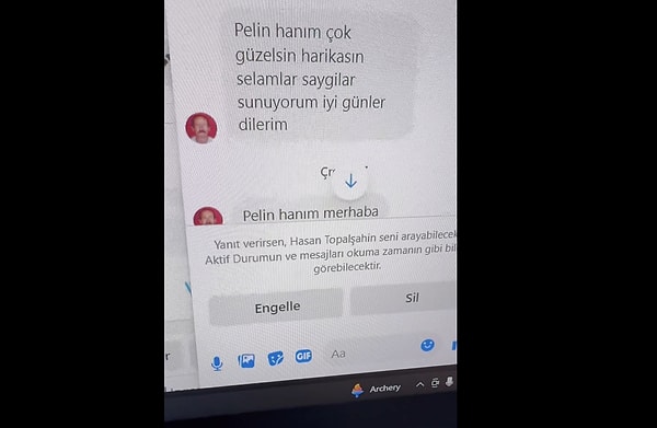 Kısa sürede birçok mesaj alan gencin videosu izleyenlerin sinirini bozdu.