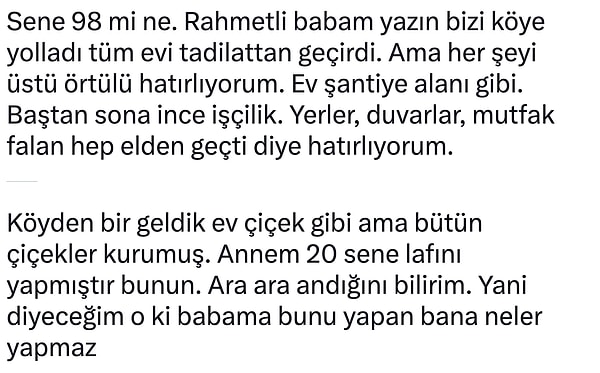 Annesi için çiçeklerin önemini şu şekilde anlatıp bir de yardım çağrısında bulundu.