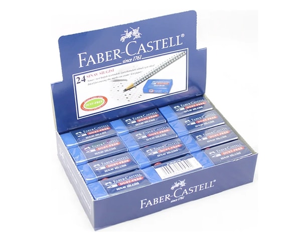 Faber-Castell No:24 Orta Boy Mavi Sınav Silgisi