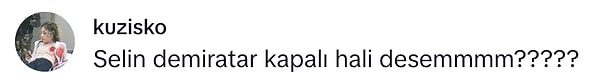 Oyuncu Selin Demiratar da kullanıcının benzetildiği bir diğer isim oldu.