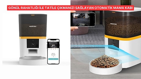 A101’e Gelsin Diye Beklediğimiz Haustier QQ005 Kameralı Akıllı Kedi Köpek Otomatik Mama Kabı Alınır mı?