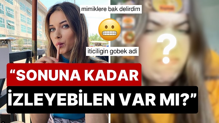 Tek Kelime Etmeden Mmm'layarak Yemek Değerlendiren Afra Saraçoğlu Mimikleriyle Cringe Komasına Soktu!